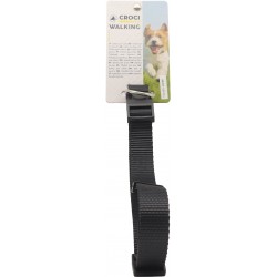 Croci collare nero 25mm regolabile