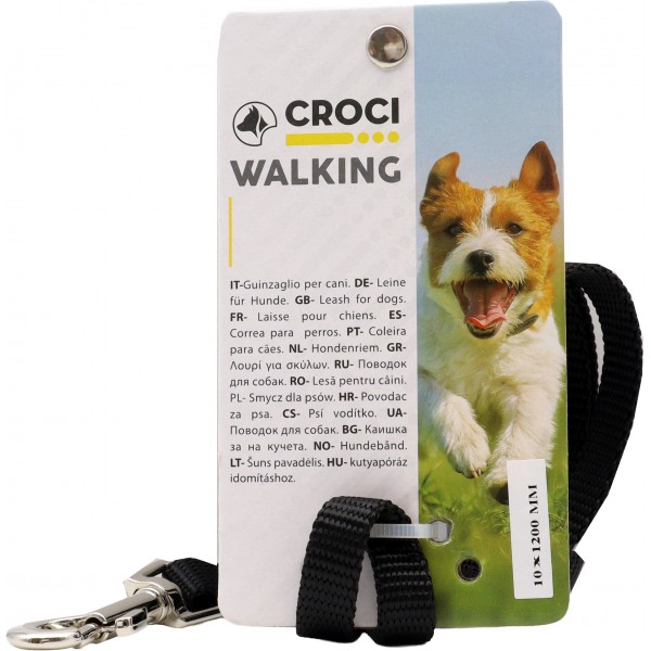 Croci guinzaglio nero 16x1200mm Croci guinzaglio nero 16x1200mm