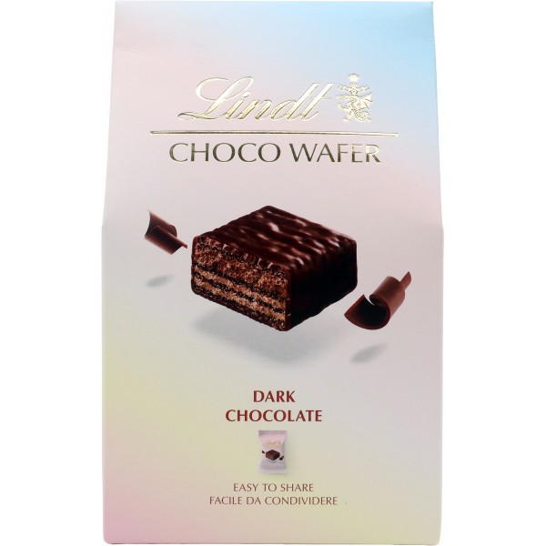 Lindt choco wafer astuccio cioccolato fondente 130 g Lindt choco wafer astuccio cioccolato fondente 130 g