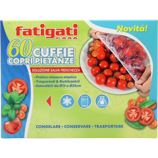 Fatigati cuffie copri pietanze pz.60 Fatigati cuffie copri pietanze pz.60