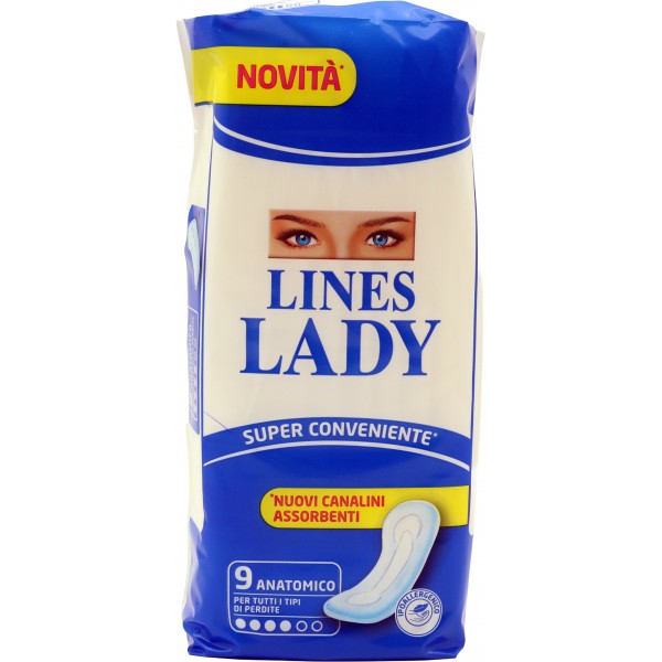 Lines Lady Anatomico 9 pz Lines Lady Anatomico 9 pz