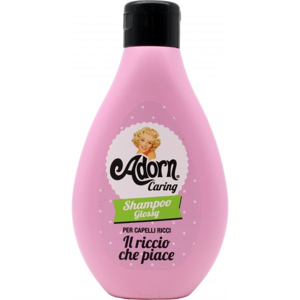Adorn Caring Shampoo Glossy per Capelli Ricci il riccio che piace 250 ml