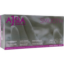 Ajsia guanti lattice smooth bia.tag L pz.100