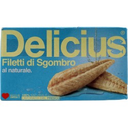 Delicius Filetti di Sgombro al naturale 90 g