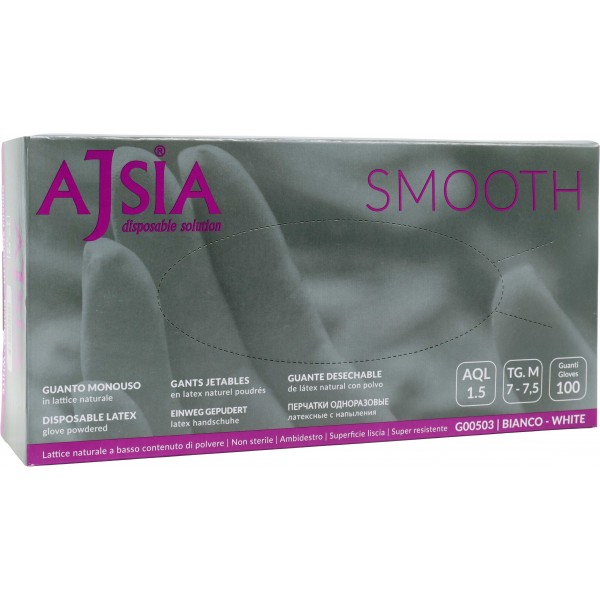 Ajsia guanti lattice smooth bia.tag M Ajsia guanti lattice smooth bia.tag M