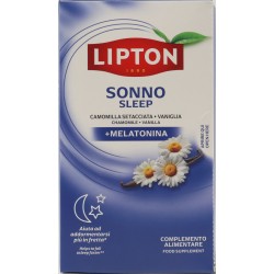 Lipton Sonno Camomilla Setacciata, Vaniglia + Melatonina...