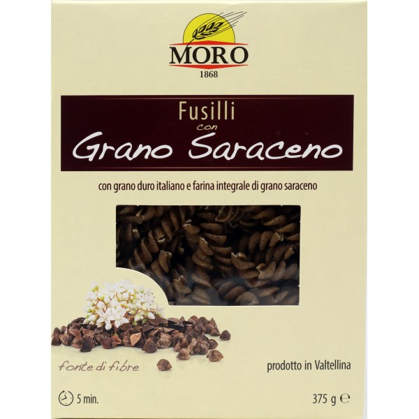 Moro Fusilli con Grano Saraceno 375 g Moro Fusilli con Grano Saraceno 375 g