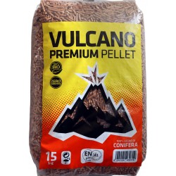 Pellet vulcano di conifera kg.15