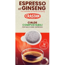 Crastan Espresso al Ginseng Cialde Compostabili per Macchine...