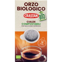 Crastan Bio Orzo Biologico Cialde Compostabili per Macchine...