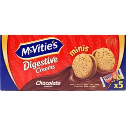 McVitie's Digestive Creams minis Chocolate Flavour 5 x 37 g