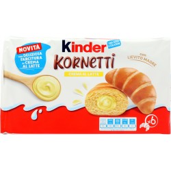 kinder Kornetti Crema al Latte 6 x 45 g