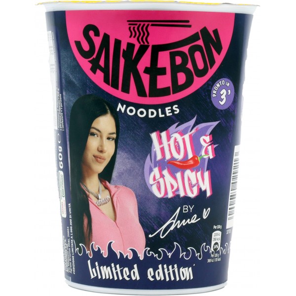 Saikebaddie Noodles Hot & Spicy 60 g Saikebaddie Noodles Hot & Spicy 60 g