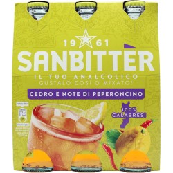 Sanbittèr, Cedro e Note di peperoncino, Aperitivo Analcolico -...