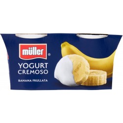 müller Yogurt Cremoso Banana Frullata 2 x 125 g
