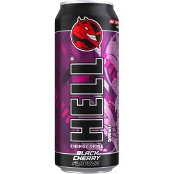 Hell black cherry energy drink ml.250