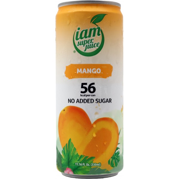 Drinks mango iam sjuice can 330ml Drinks mango iam sjuice can 330ml