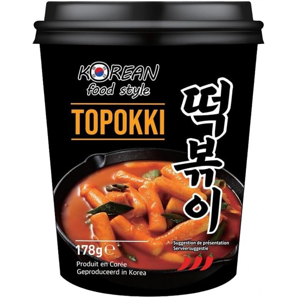 Rice cake topokki kfs cup 178g Rice cake topokki kfs cup 178g