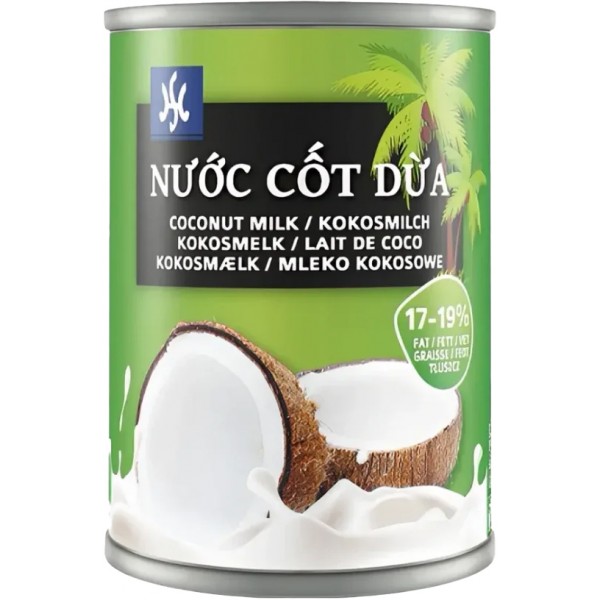 Coconut milk 17-19% fat vietn. can 400ml Coconut milk 17-19% fat vietn. can 400ml