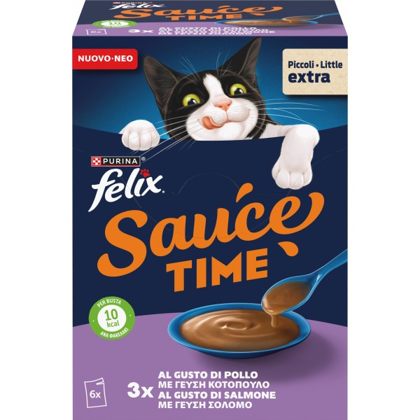 Felix extra sauce pollo salmone gr.40x6 Felix extra sauce pollo salmone gr.40x6
