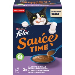Felix extra sauce pollo salmone gr.40x6