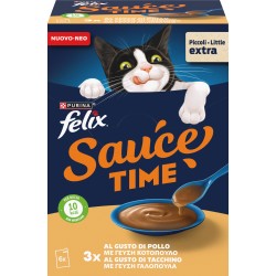 Felix extra sauce pollo tacchino gr.40x6