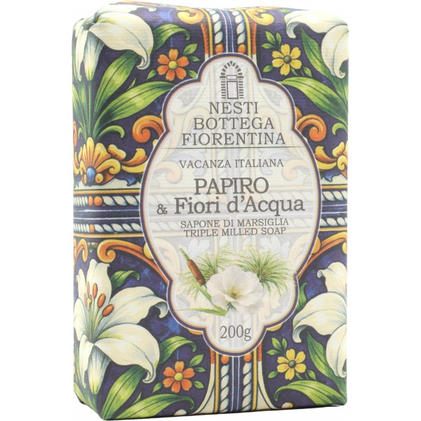 Nesti sapone veg papiro fiori acqua gr.200 Nesti sapone veg papiro fiori acqua gr.200