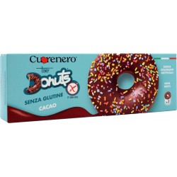 Cuorenero Tiny Donuts Senza Glutine Cacao 3 x 37 g