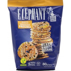 Misura elephant pretzel b w sesamo 80 g