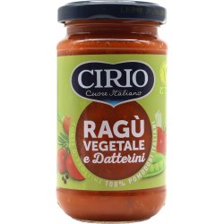 Cirio Ragù Vegetale e Datterini 190 g