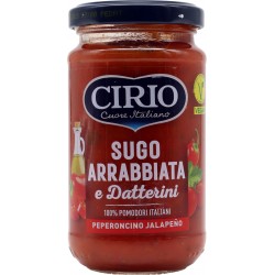 Cirio Sugo Arrabbiata e Datterini Peperoncino Jalapeño 190 g