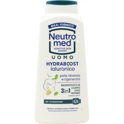 Neutromed Hydraboost ialuronico Uomo Bagnodoccia 3in1 Ginseng...