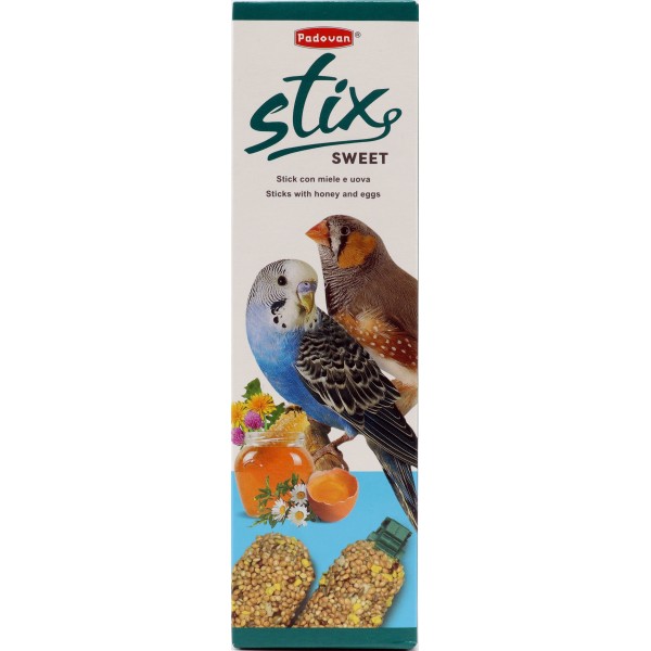 Padovan stix sweet cocorite e esotici gr.80 Padovan stix sweet cocorite e esotici gr.80
