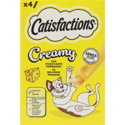 Catisfactions Snack Gatto Creamy Formaggio 4 x 10 g