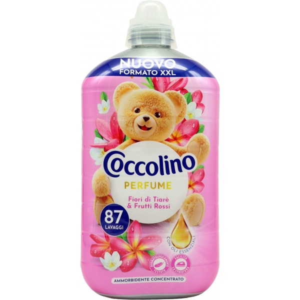 Coccolino Ammorbidente Concentrato Perfume Fiori di Tiarè & Frutti Rossi 87 Lavaggi 1827 ml Coccolino Ammorbidente Concentrato Perfume Fiori di Tiarè & Frutti Rossi 87 Lavaggi 1827 ml
