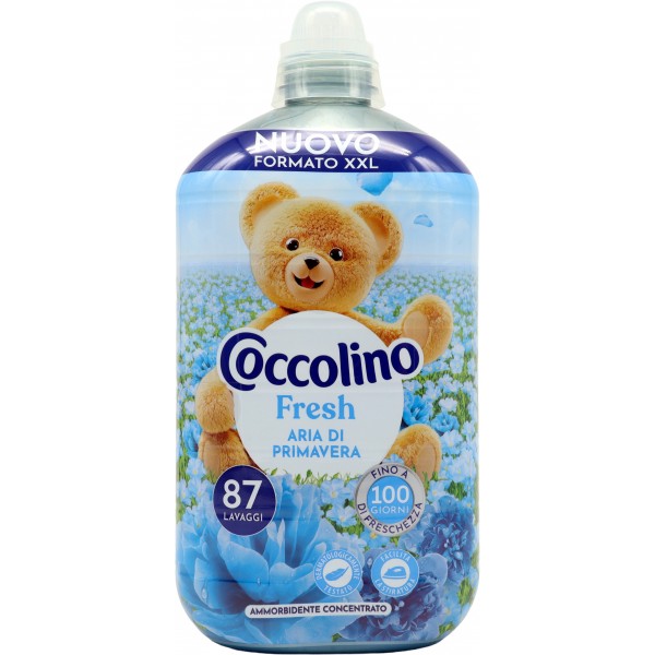 Coccolino Ammorbidente Concentrato Fresh Aria di Primavera 87 Lavaggi 1827 ml Coccolino Ammorbidente Concentrato Fresh Aria di Primavera 87 Lavaggi 1827 ml