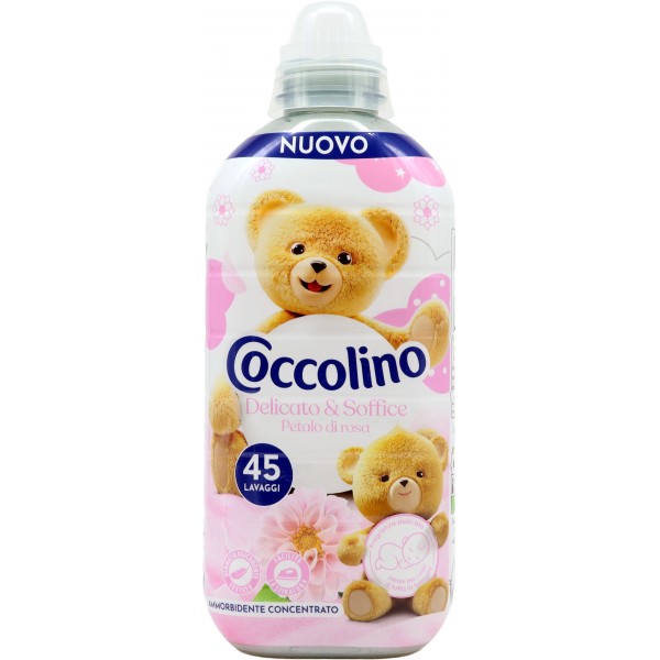 Coccolino Ammorbidente Concentrato Delicato & Soffice Petalo di rosa 45 Lavaggi 952 ml Coccolino Ammorbidente Concentrato Delicato & Soffice Petalo di rosa 45 Lavaggi 952 ml