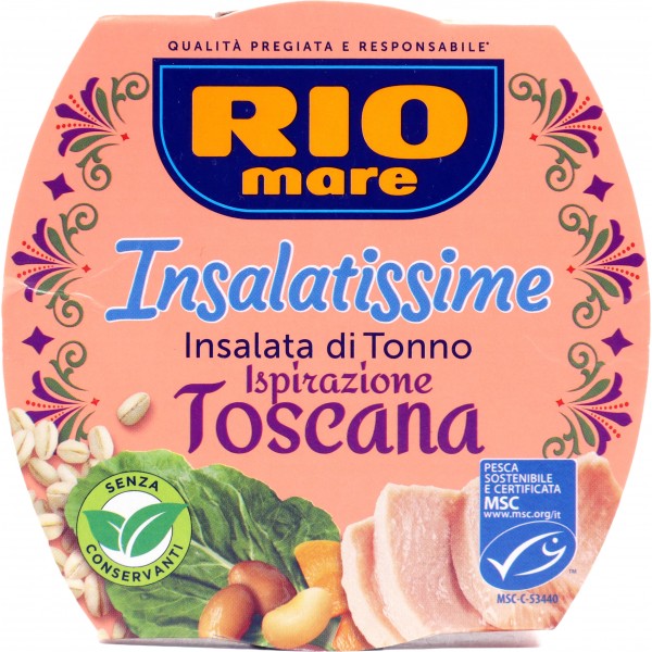 Rio Mare insalatissime tonno toscan gr.160 Rio Mare insalatissime tonno toscan gr.160