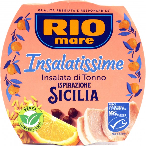 Rio Mare insalatissime tonno sicil gr160 Rio Mare insalatissime tonno sicil gr160