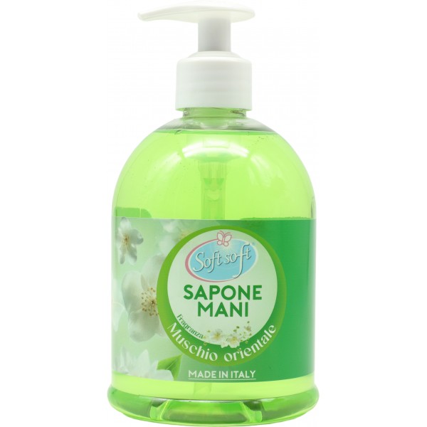 Soft Soft sapone liquido mani muschio orientale ml500 Soft Soft sapone liquido mani muschio orientale ml500