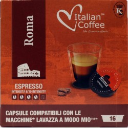 Laboutiquedelcaffe 16 caps amm roma espresso intesità 8/10