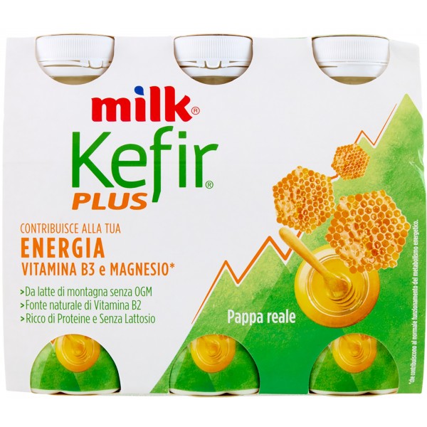 Milk Kefir Plus Energia Pappa Reale 6 x 100 g Milk Kefir Plus Energia Pappa Reale 6 x 100 g