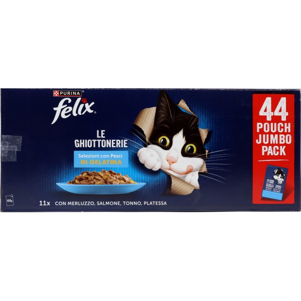 Felix ghiottonerie merluzzo salmone tonno platessa gr.85x44 Felix ghiottonerie merluzzo salmone tonno platessa gr.85x44