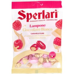 Sperlari Caramelle Dure Lampone Cioccolato Bianco 135 g