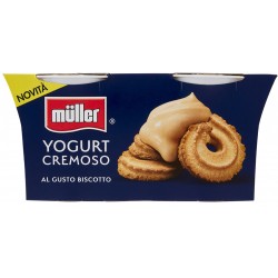 Müller Yogurt Cremoso al Gusto Biscotto 2 x 125 g