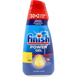 Finish Power Gel Limone 30+2 lavaggi liquido lavastoviglie 600 ml