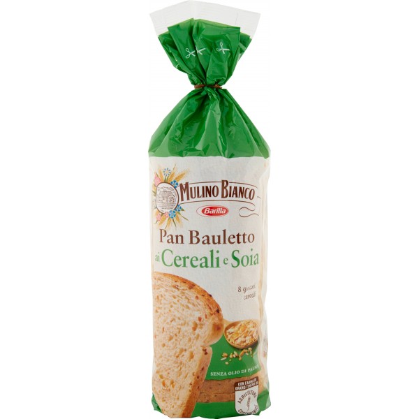 Mulino Bianco Pan Bauletto Morbido Con 8 Cereali E Soia A Fette