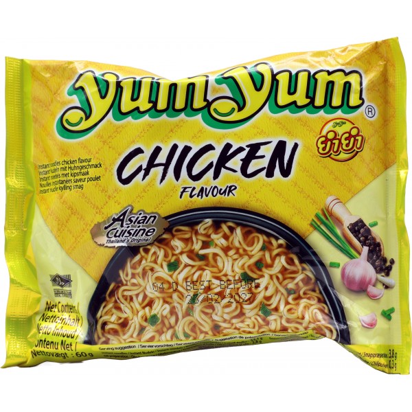 Inst. noodles chicken yum yum 60g Inst. noodles chicken yum yum 60g