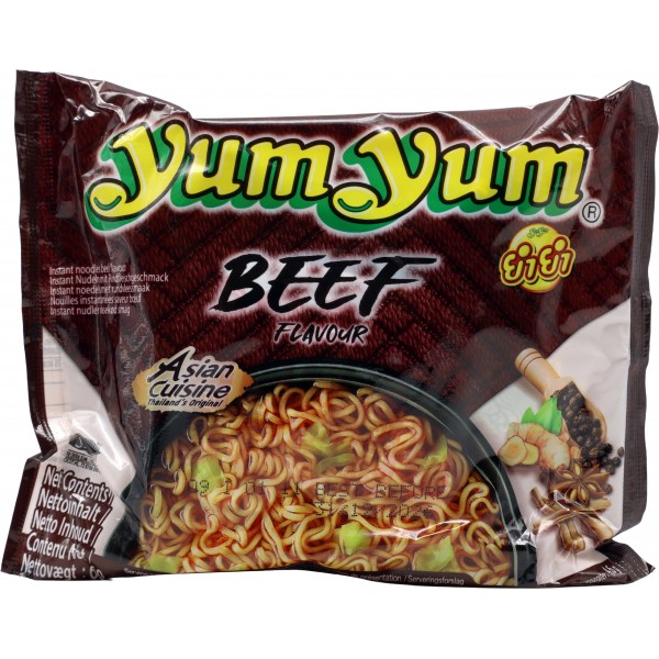 Inst. noodles beef yum yum 60g Inst. noodles beef yum yum 60g