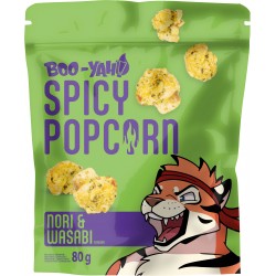 Snacks popcorn nori wasabi booyah bg80g